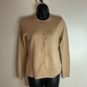 Brook Brothers women’s cardigan sweater size small 100% Sakzon wool